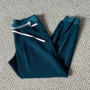 FIGS Zamora Caribbean Blue scrub joggers